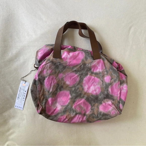 NWT Marni Shopping Bag in Pink & Ceramic See Details - Picture 4 of 4